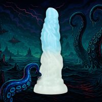 Fiction Cocks Vein Master - Silikonowe dildo - Niebiesko-białe, zdjęcie 2