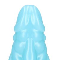 Fiction Cocks Vein Master - Silikonowe dildo - Niebiesko-białe, zdjęcie 4