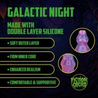 Fiction Cocks Galactic Night Fiend - Dildo in Silicone - Viola, immagine 7