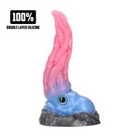 Fiction Cocks Kraken's Lick - Silikondildo - Blå/Rød