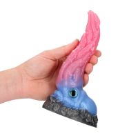 Fiction Cocks Kraken's Lick - Silikondildo - Blå/Rød, bilde 6