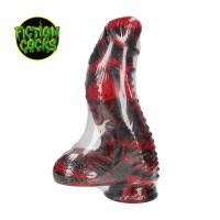 Fiction Cocks Dark Lycan Spawn - Silicone Dildo - Red/Black, picture 2