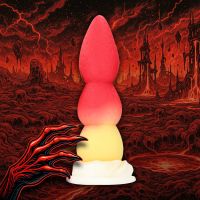 Fiction Cocks Whipped Berry - Silicone Butt Plug - Red/Yellow, picture 3