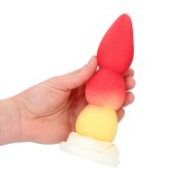 Fiction Cocks Whipped Berry - Silicone Butt Plug - Red/Yellow, picture 6