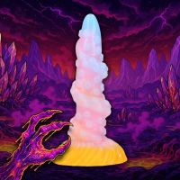 Fiction Cocks Rainbow Kraken - Buttplug i silikone - Regnbue, billede 3