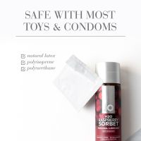 JO H2O - Raspberry Sorbet - Lubrifiant à base d'eau - 120 ml, photo 3