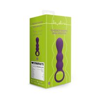 Loveline Dråbeformet Anal Vibrator - Klar Lilla, billede 2
