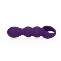 Loveline Dråbeformet Anal Vibrator - Klar Lilla, billede 7