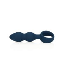 Loveline droppformad analplugg - Medium - Östersjöblå, bild 4