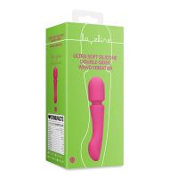 Loveline ultrapehmeä silikoninen kaksipäinen wand-vibraattori - Prestone Pink, kuva 5