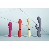Loveline ultrapehmeä silikoninen kaksipäinen wand-vibraattori - Prestone Pink, kuva 4