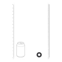 Levelz Solid - Cockring en silicone - XS - Noir, photo 4
