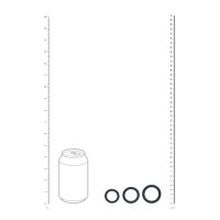 Levelz Classic silikonowe cockringi, zestaw 3 szt. - XS/S/M - Czarny, zdjęcie 5