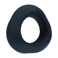 Levelz Ergo Liquid Silicone Cockring - Black, picture 2