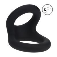 Levelz Double O Cockring em Silicone - S - Preto