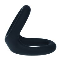 Levelz Double O Cockring in Silicone - M - Nero, immagine 2
