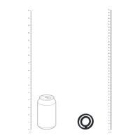 Levelz Classic Grooved Silicone Cock and Ball Ring - Black, picture 6