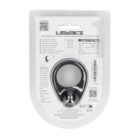 Levelz Cockring in Silicone Liquido con Peso Singolo - Nero, immagine 4
