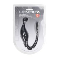 Levelz Cockring in Silicone con Stimolatore Prostatico - L - Nero, immagine 2