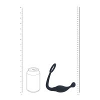 Levelz Cockring in Silicone con Stimolatore Prostatico - L - Nero, immagine 5