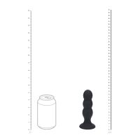 Levelz Plug anal en silicone liquide Tri Rattle - L - Noir, photo 4