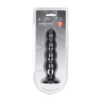 Levelz Quad Rattle Plug anal en silicone liquide - XL - Noir, photo 2