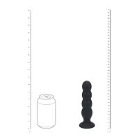 Levelz Quad Rattle Plug anal en silicone liquide - XL - Noir, photo 4