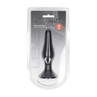 Levelz Plug Anal Fino em Silicone - L - Preto, imagem 4