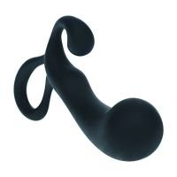 Levelz Bulb with Loop Prostatamassager i silikone - S - Sort, billede 3