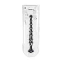 Levelz Sonda Anale Nervata Svasata in Silicone - Nera, immagine 3