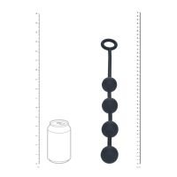Levelz Round Analkugler i silikone - M - 30mm - Sort, billede 5