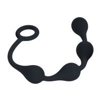 Levelz Waterdrop Analkugler i silikone - S - 20mm - Sort, billede 3