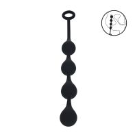 Levelz Waterdrop Palline Anali in Silicone - M - 30mm - Nero