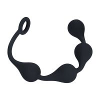 Levelz Waterdrop Palline Anali in Silicone - M - 30mm - Nero, immagine 2