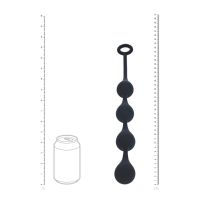 Levelz Waterdrop Palline Anali in Silicone - M - 30mm - Nero, immagine 5