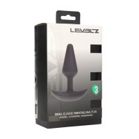 Levelz Classic Plug Anale Vibrante in Silicone - S - Nero, immagine 5