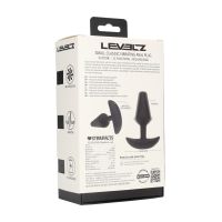 Levelz Classic Plug Anale Vibrante in Silicone - S - Nero, immagine 6