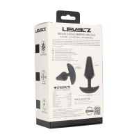 Levelz Classic vibrerende analplugg i silikon - M - Svart, bilde 5