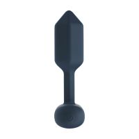Levelz Hexagonal Vibrating Silicone Anal Plug - S - Black, picture 2