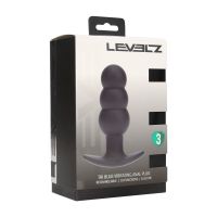 Levelz Tri Bulb vibrerende analplugg i silikon - Svart, bilde 5