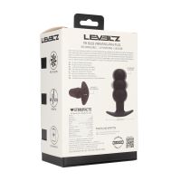 Levelz Tri Bulb vibrerende analplugg i silikon - Svart, bilde 6