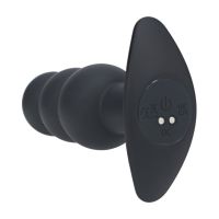 Levelz Tri Bulb vibrerende analplugg i silikon - Svart, bilde 3