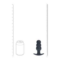 Levelz Tri Bulb vibrerende analplugg i silikon - Svart, bilde 7