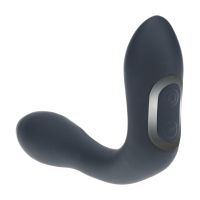 Levelz Vibrating Heating Bendable Tapping Silicone Prostate Stimulator - Black, picture 6