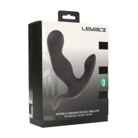 Levelz Stimolatore Prostatico Riscaldante e Vibrante in Silicone - Nero, immagine 6