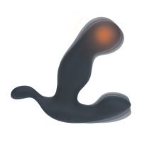 Levelz Stimolatore Prostatico Riscaldante e Vibrante in Silicone - Nero, immagine 5