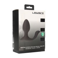 Levelz Plug Anal Vibratório e Rotativo em Silicone com Bola Estimuladora - Preto, imagem 4