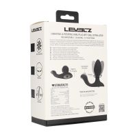 Levelz Plug Anal Vibratório e Rotativo em Silicone com Bola Estimuladora - Preto, imagem 5