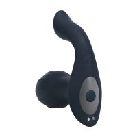 Levelz Plug Anal Vibratório e Rotativo em Silicone com Bola Estimuladora - Preto, imagem 2