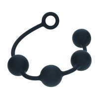 Levelz Round Analkugler i silikone - XL - 50mm - Sort, billede 2